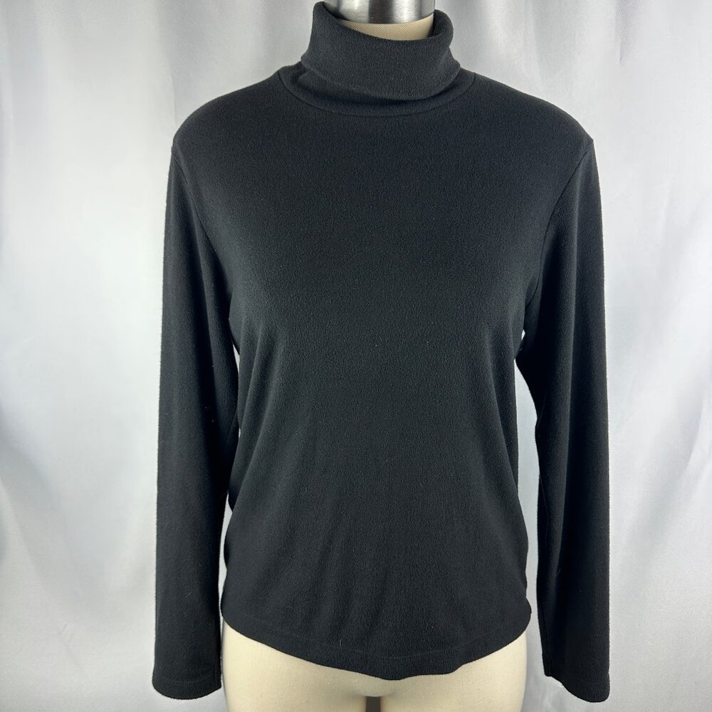 Uniqlo Heat Tech Black Fleece Turtleneck